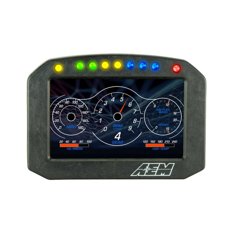 AEM CD-5L Carbon Logging Flush Digital Dash Display Gauges AEM