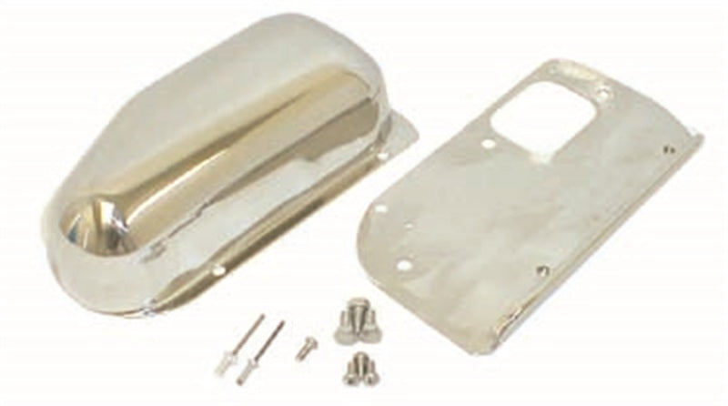 Rugged Ridge 76-86 Jeep CJ Stainless Steel Wiper Motor Cover Kit Exterior Trim Rugged Ridge