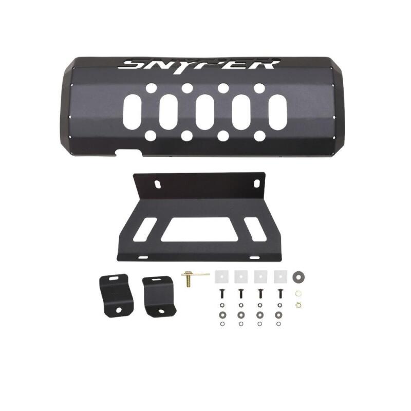 Westin/Snyper 07-17 Jeep Wrangler Muffler Skid Plate - Textured Black Skid Plates Westin