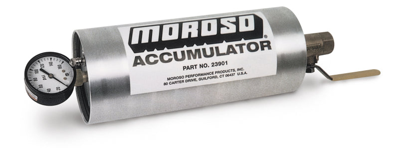 Moroso Oil Accumulator - 1.5 Quart - 10in x 4.25in Oil Catch Cans Moroso
