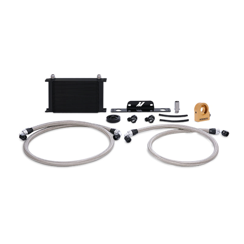 Mishimoto 10-15 Chevrolet Camaro SS Thermostatic Oil Cooler Kit - Black Oil Coolers Mishimoto