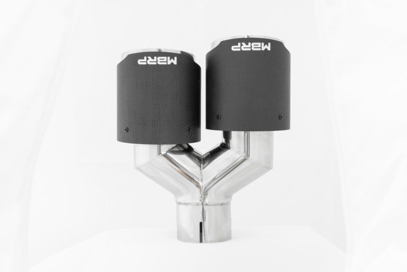 MBRP Universal Carbon Fiber Dual Tip 4in OD/2.5in Inlet Tips MBRP