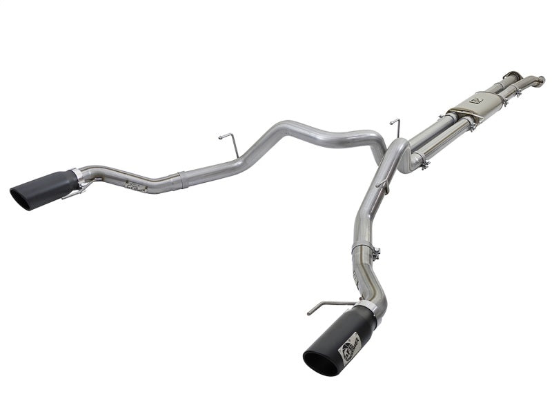 aFe MACHForce XP 3in 409-SS Exhaust Cat-Back 2017 Ford F-150 Raptor V6-3.5L (tt) w/ Black Tip Catback aFe