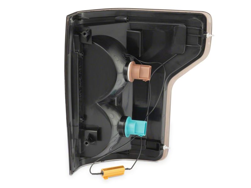 Raxiom 15-17 Ford F-150 Axial Series LED Tail Lights- Blk Housing (Smoked Lens) Tail Lights Raxiom