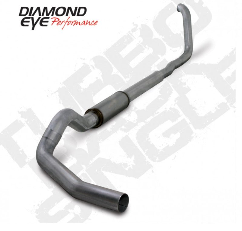 Diamond Eye KIT 5in TB SGL SS: 00-03 FORD 7.3L F250/F350 Turbo Back Diamond Eye Performance