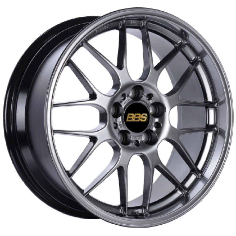 BBS RG-R 17x7 4x100 ET38 Diamond Black Wheel -70mm PFS/Clip Required Wheels - Forged BBS