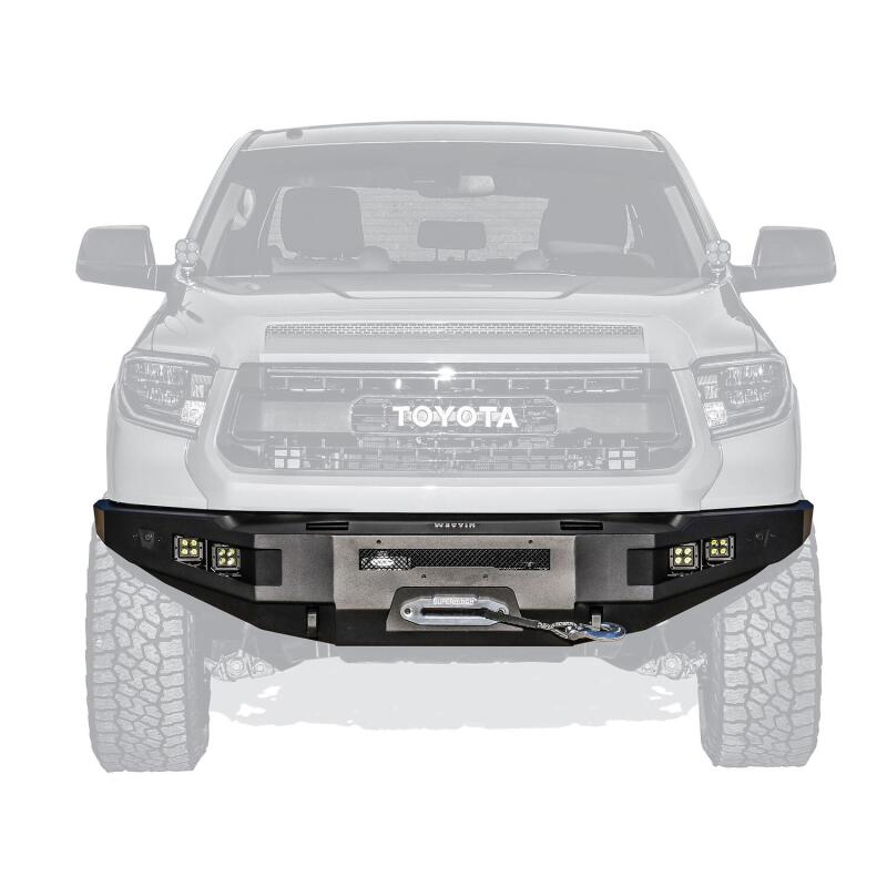 Westin 14-21 Toyota Tundra Pro-Series Front Bumper - Textured Black Bumpers - Steel Westin
