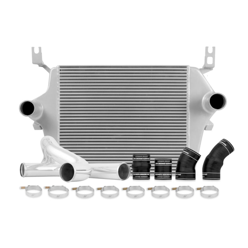 Mishimoto 03-07 Ford 6.0L Powerstroke Intercooler Kit w/ Pipes (Silver) Intercooler Kits Mishimoto