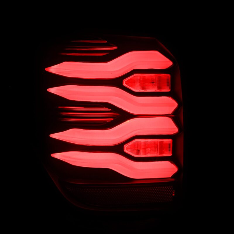 AlphaRex 10-21 Toyota 4Runner LUXX LED Taillights Blk/Red w/Activ Light/Seq Signal Tail Lights AlphaRex