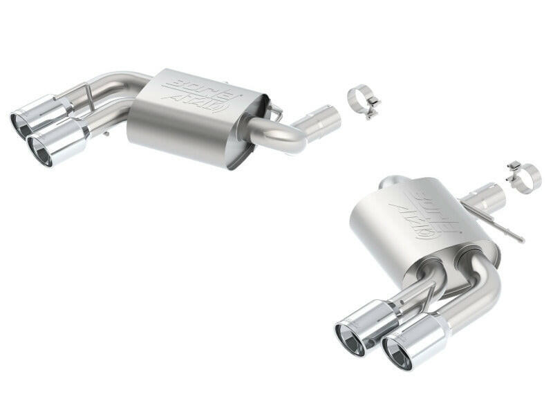 Borla 16 Chevy Camaro 6.2L Atak Rear Section Exhaust w/o Dual Mode Valves Axle Back Borla