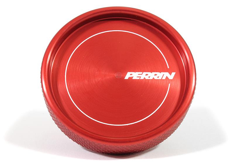 PERRIN 02-25 Subaru Impreza/WRX/STI & 13-25 Crosstrek/BRZ/FR-S/GR86/GR86 Oil Fill Cap - Red Oil Caps Perrin Performance