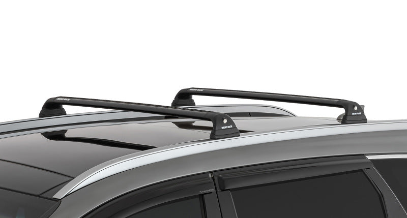 Rhino-Rack 19-22 Hyundai Santa Fe TM 5 Door SUV w/Flush Rails Vortex RVP 2 Bar Roof Rack - Black Roof Rack Rhino-Rack