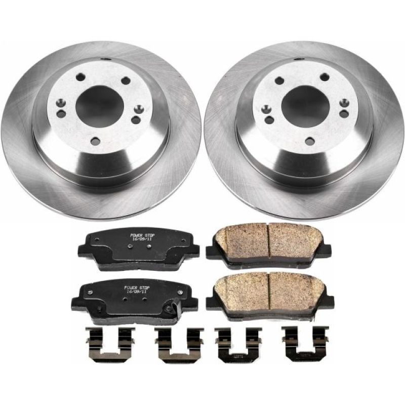Power Stop 15-19 Kia Sorento Rear Autospecialty Brake Kit Brake Kits - OE PowerStop