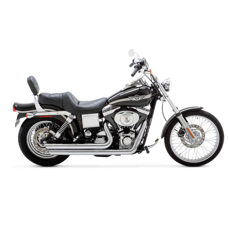 Vance & Hines HD Softail 86-17 Big Shots Staggered Chrome PCX Full System Exhaust Powersports Exhausts Vance and Hines