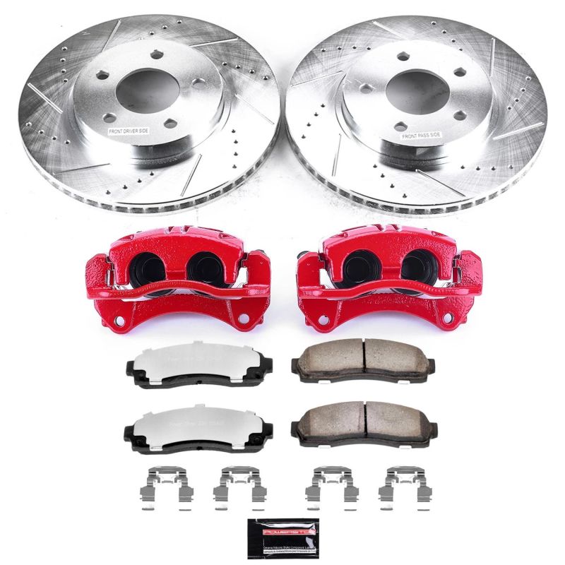 Power Stop 05-06 Chevrolet Equinox Front Z36 Truck & Tow Brake Kit w/Calipers Brake Kits - Performance D&S PowerStop