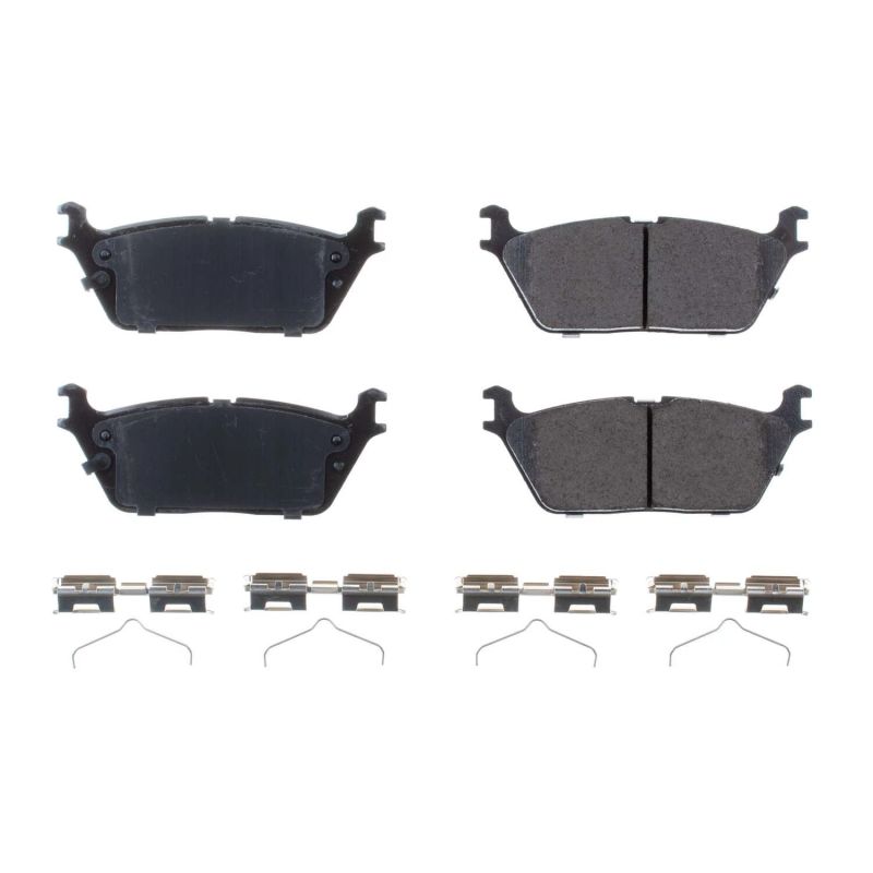 Power Stop 2019 Ram 1500 Rear Z17 Evolution Ceramic Brake Pads w/Hardware Brake Pads - OE PowerStop