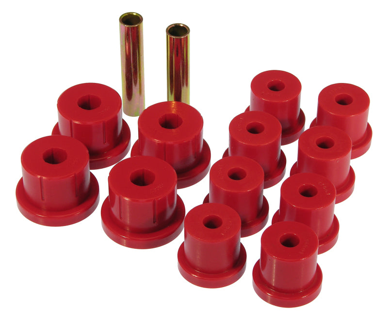Prothane 62-67 Chevy Nova Mono Leaf Spring Bushings - Red Bushing Kits Prothane