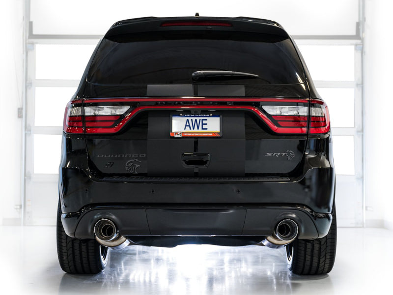 AWE Tuning 18-23 Dodge Durango SRT & Hellcat Track Edition Exhaust - Chrome Silver Tips Catback AWE Tuning
