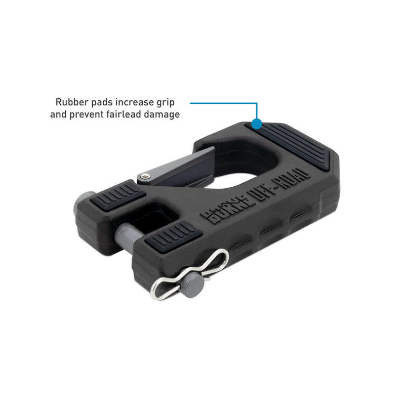 Borne Off-Road 12K Winch - Black Synthetic Rope Winches Borne Off-Road