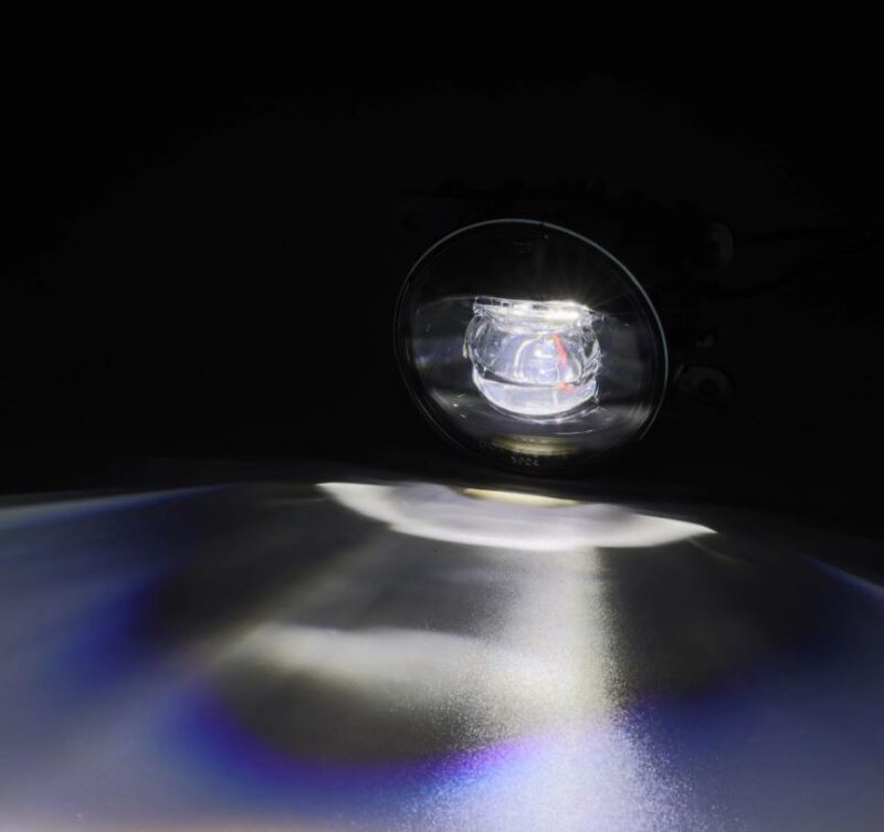 AlphaRex Universal Acura/Ford/Honda/Subaru/Nissan DoubleTap Dual Color LED Proj Fog Lights - Wt/Ambr Fog Lights AlphaRex