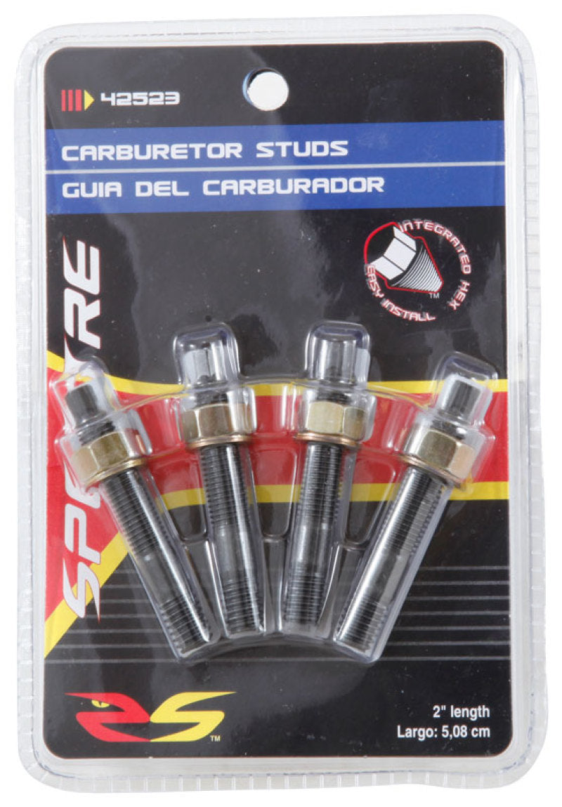 Spectre Carburetor Stud Kit w/Hardware 2in. Carburetors Spectre