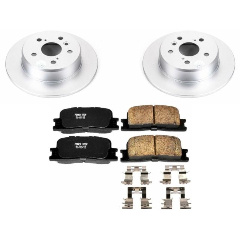 Power Stop 01-03 Toyota Highlander Rear Z17 Evolution Geomet Coated Brake Kit Brake Kits - Performance Blank PowerStop
