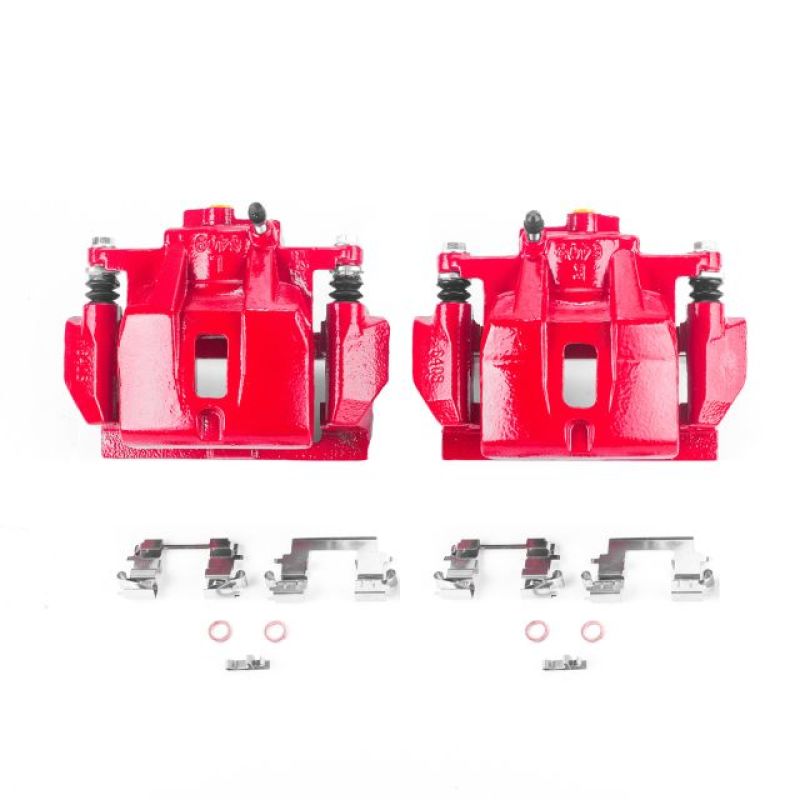 Power Stop 04-06 Lexus RX330 Front Red Calipers w/Brackets - Pair Brake Calipers - Perf PowerStop