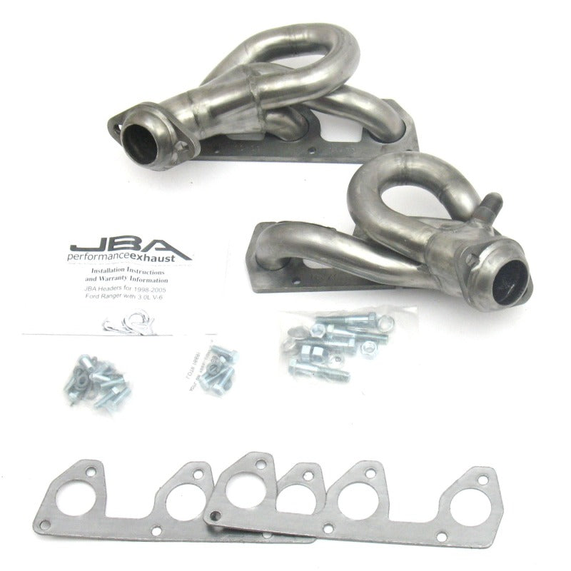 JBA 98-01 Ford Ranger 3.0L V6 w/EGR 1-1/2in Primary Raw 409SS Cat4Ward Header Headers & Manifolds JBA