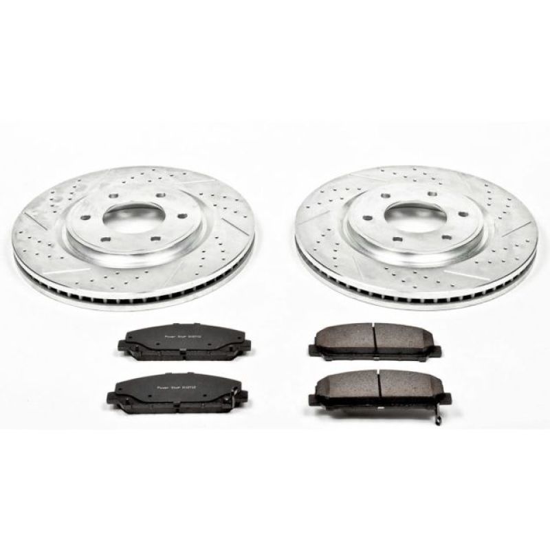 Power Stop 08-10 Infiniti QX56 Front Z23 Evolution Sport Brake Kit Brake Kits - Performance D&S PowerStop