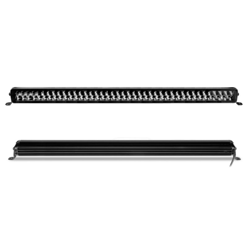 Go Rhino Xplor Blackout Series Dbl Row LED Light Bar (Side/Track Mount) 40in. - Blk Light Bars & Cubes Go Rhino