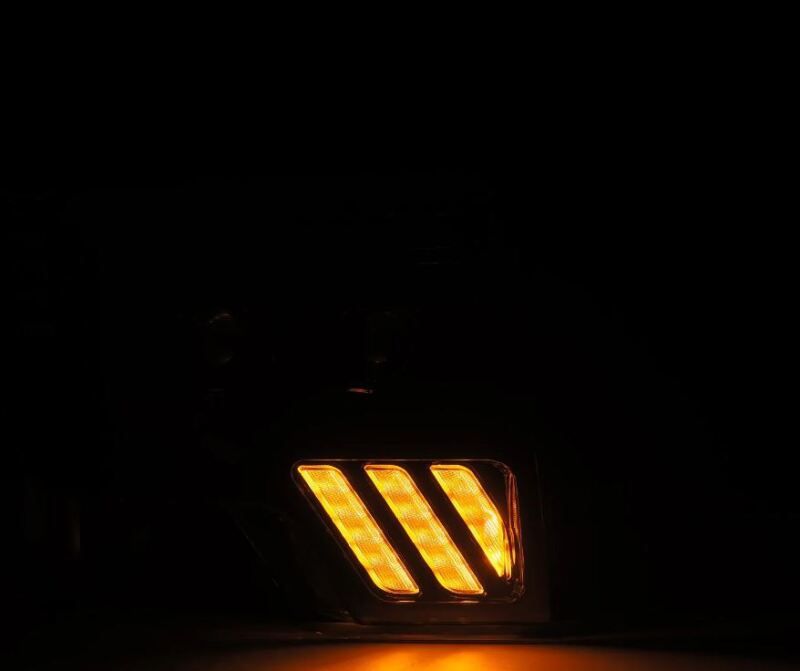 AlphaRex 09-14 Ford F-150 PRO-Series Projector Headlights Black w/Activation Light Seq Signal SB DRL Headlights AlphaRex