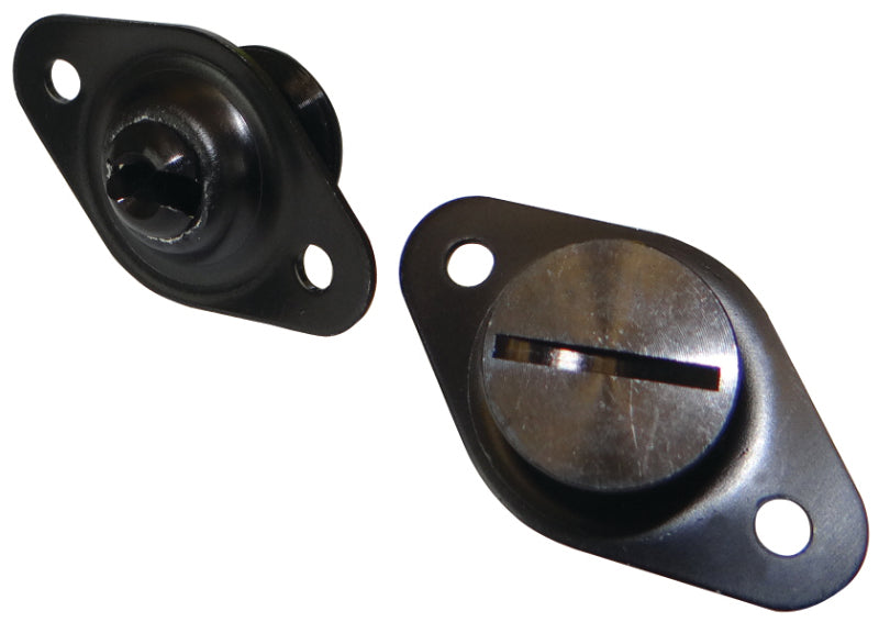 Moroso Quick Fastener - Self Ejecting - 5/16in x .500in - Aluminum - Black - 10 Pack Fittings Moroso