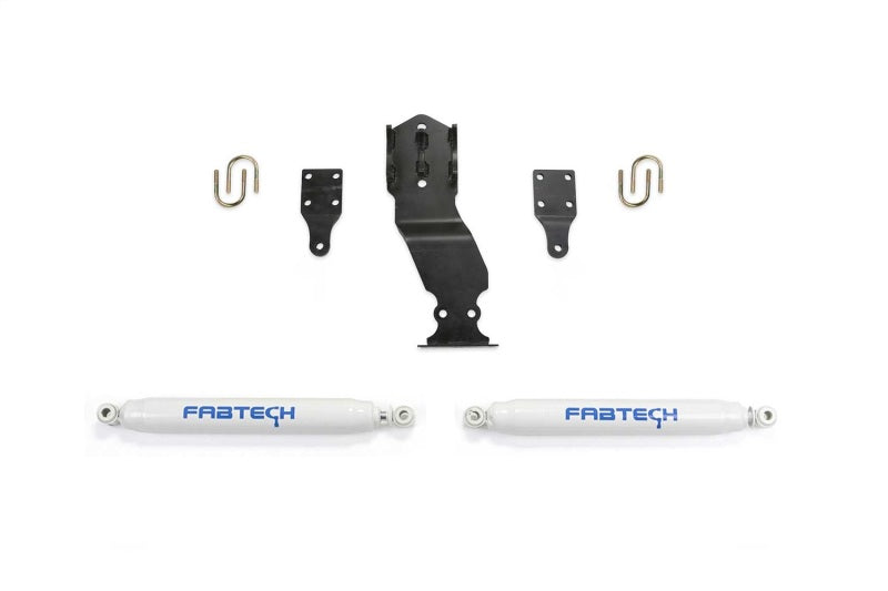 Fabtech 17-20 Ford Superduty 4WD Performance Dual Steering Stabilizer Kit Steering Stabilizer Fabtech