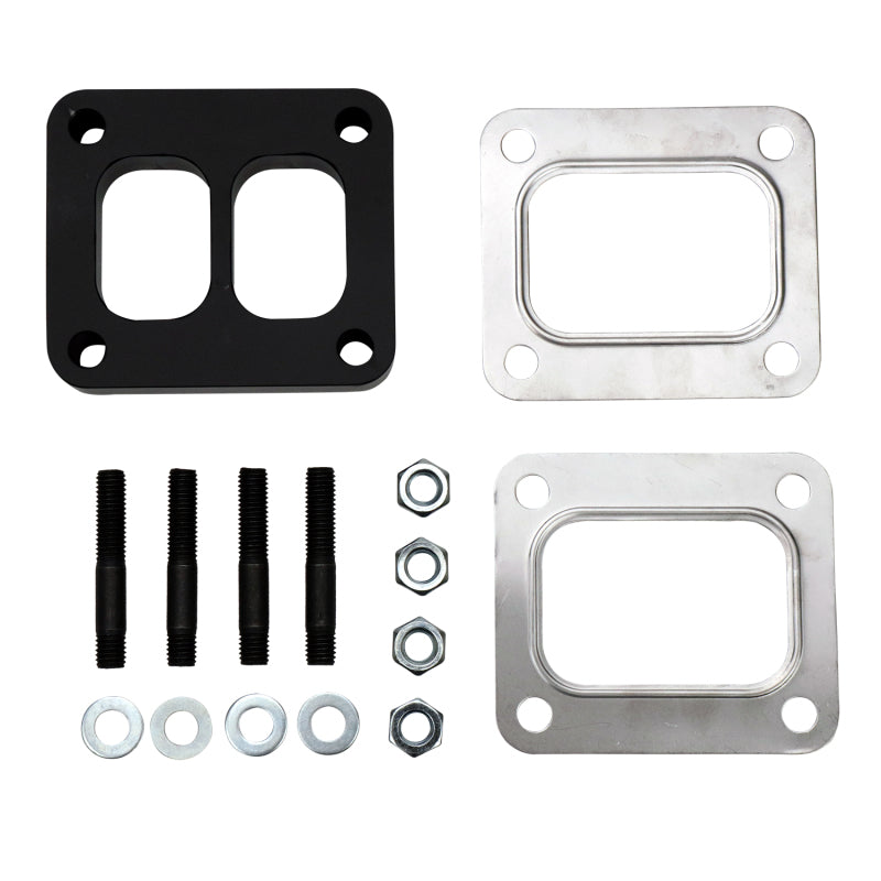 Wehrli Universal T4 Spacer Plate Kit 1in w/Studs & Gaskets Turbo Upgrade Components Wehrli