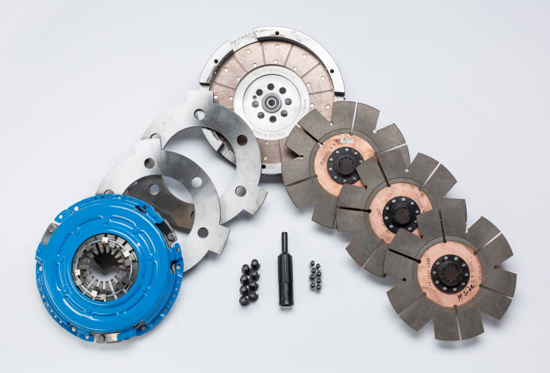 South Bend Clutch 01-Sept 05 GM 6.6L LLY ZF-6 SFI Comp Triple Disc Feramic Clutch Kit Clutch Kits - Single South Bend Clutch