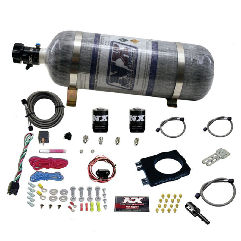 Nitrous Express Dodge Hemi Nitrous Plate Kit (50-400HP) w/12lb Composite Bottle Nitrous Systems Nitrous Express