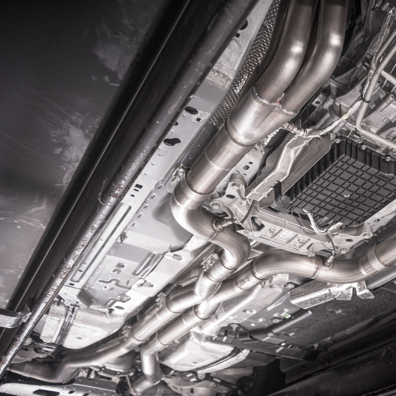 Stainless Works 2020 Ford GT500 Legend Catback X-Pipe Exhaust Factory Connect - Black Tips Catback Stainless Works