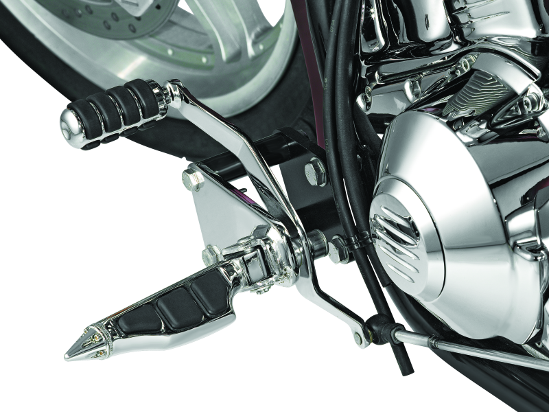 Kuryakyn Round Shift Peg Cover Honda Chrome Footpegs Kuryakyn