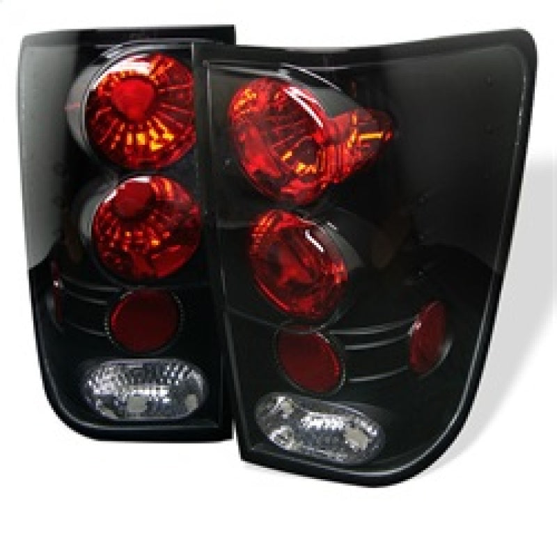 Spyder Nissan Titan 04-14 Euro Style Tail Lights Black ALT-YD-NTI04-BK Tail Lights SPYDER