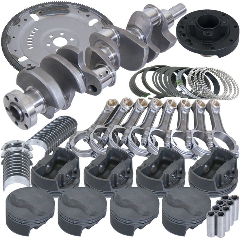 Eagle Ford 302 3.400in Crank 5.400in I-Beam Rods 4.000in Pistons 164 Tooth FP Balanced Assembly Rotating Assemblies Eagle