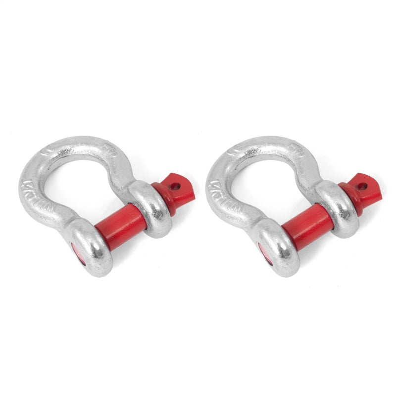 Rugged Ridge 7/8in D-Shackle Set Shackle Kits Rugged Ridge