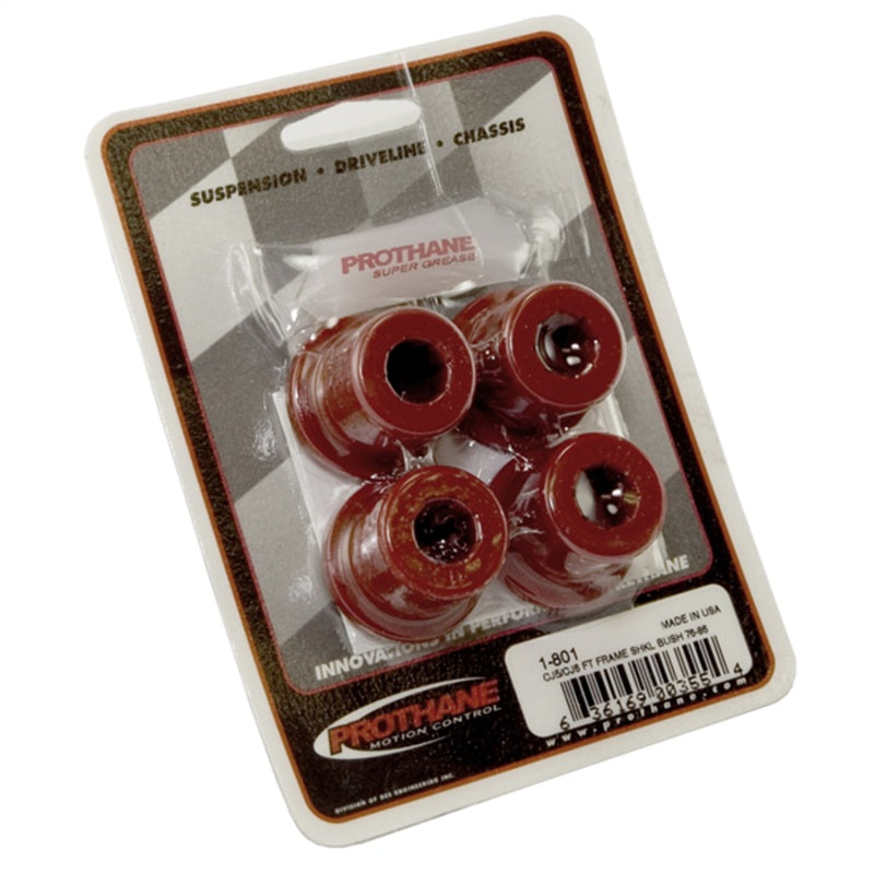 Rugged Ridge Bushing Set-4 Shackle Front 76-86 Bushing Kits Rugged Ridge
