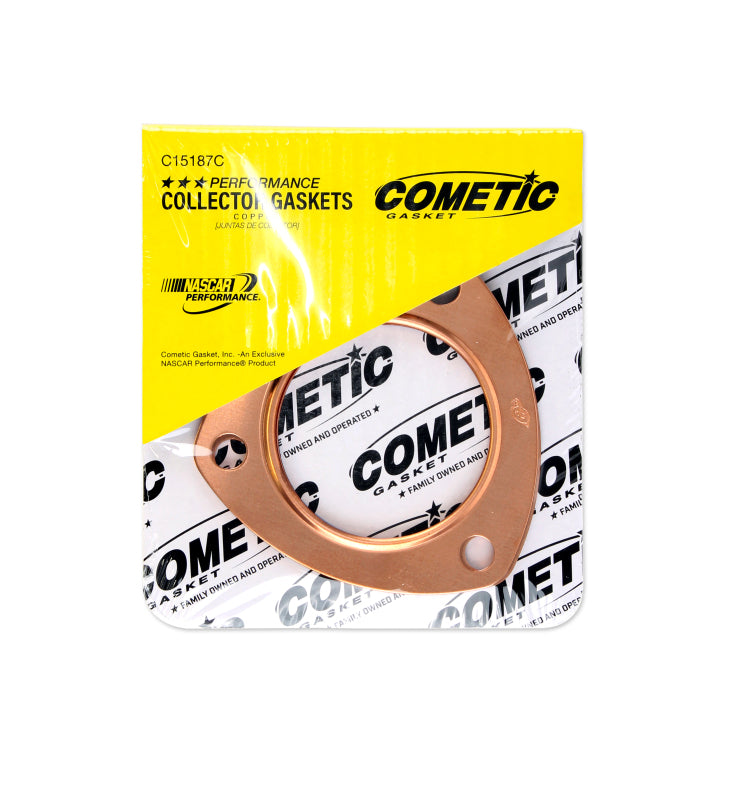 Cometic Exhaust Header Collector Gasket .043in Copper-2.5in Diameter Port-3.5in Bolt Circle-Set Exhaust Gaskets Cometic Gasket