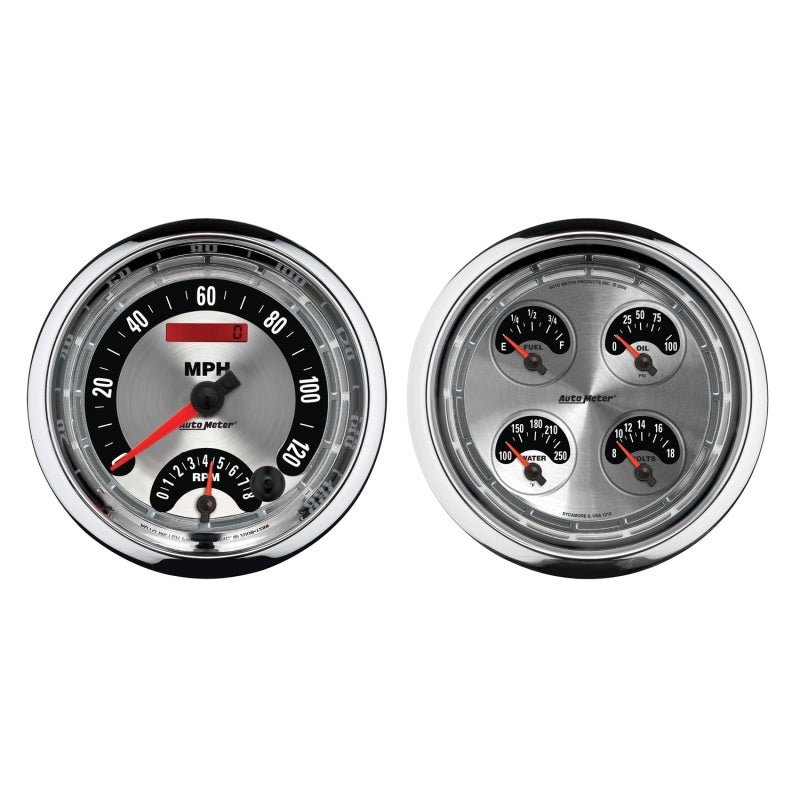 Autometer 5inch Kit Box - Tach Speedo Combo / Oil Pressure / Water Temp / Volt / Fuel Leve Gauges AutoMeter