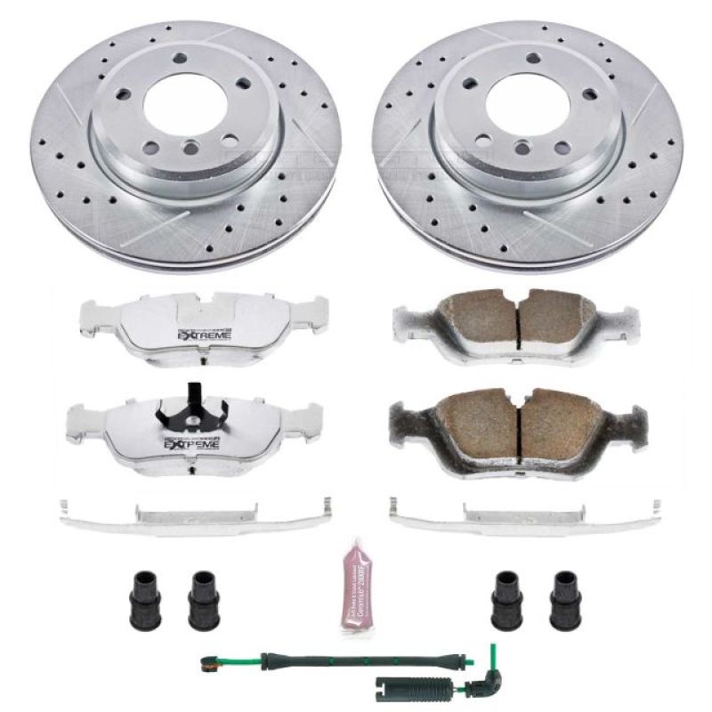 Power Stop 2000 BMW 323i Front Z26 Street Warrior Brake Kit Brake Kits - Performance D&S PowerStop