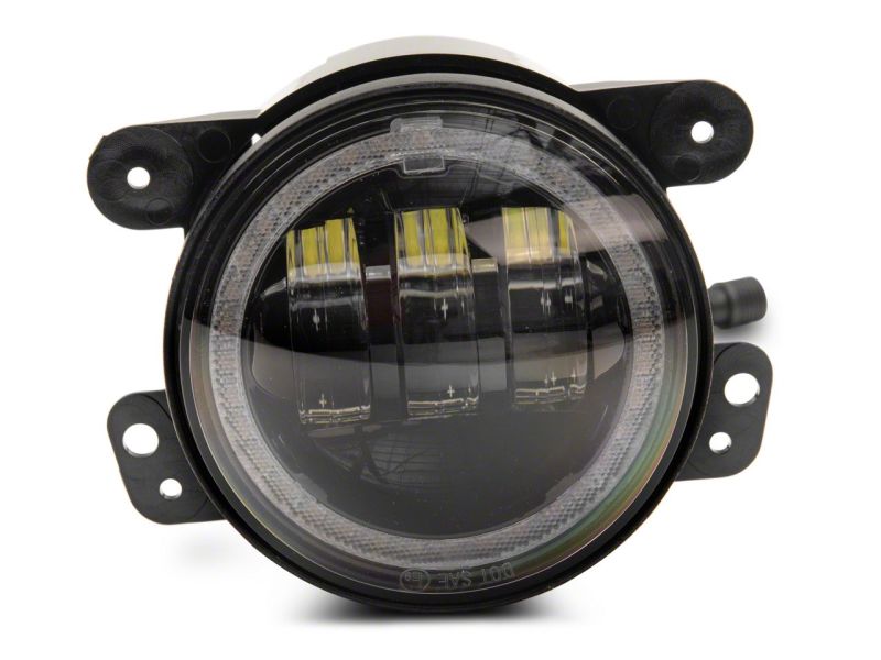 Raxiom 07-18 Jeep Wrangler JK Axial Series 4-In LED Fog Lights w/ RGB Halo Headlights Raxiom