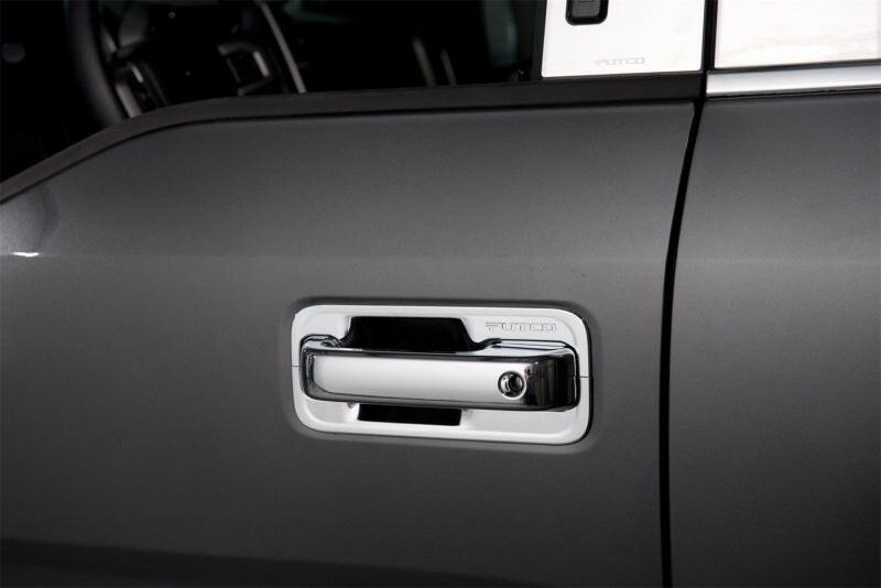 Putco 17-20 Ford SuperDuty - 2 Door w/ Driver Keyhole - Deluxe / Incl Bucketpcs Door Handle Covers Exterior Trim Putco