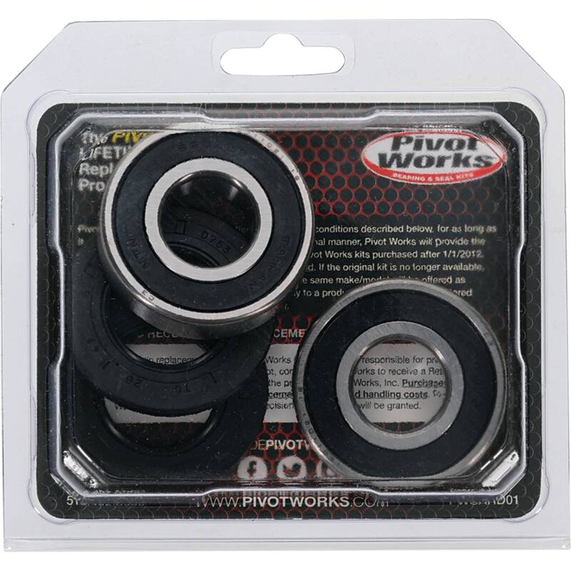 Pivot Works Honda, Suzuki Wheel Bearing Kit Premium Bearings Control Arms Pivot Works