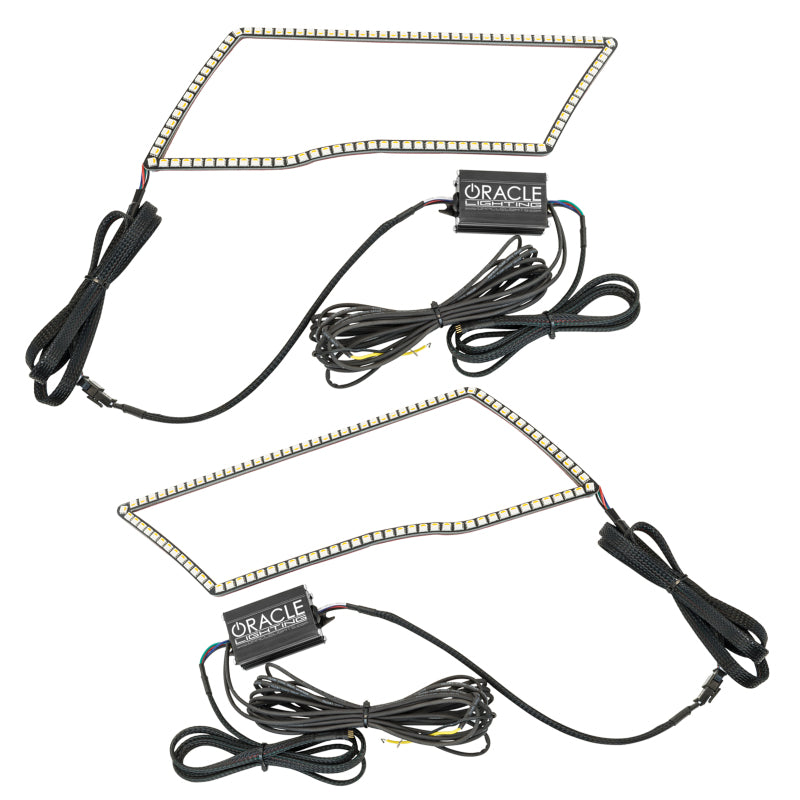 Oracle 09-18 Dodge Ram Switchback Quad Headlight Halo Kit - RGB+A + w/o Controller Headlights ORACLE Lighting