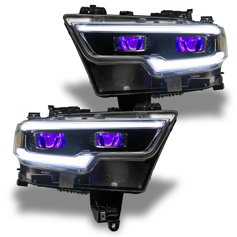 Oracle 19-21 RAM 1500 RGB Headlight Demon Eye Kit - LED Projector - w/o Controller Headlights ORACLE Lighting